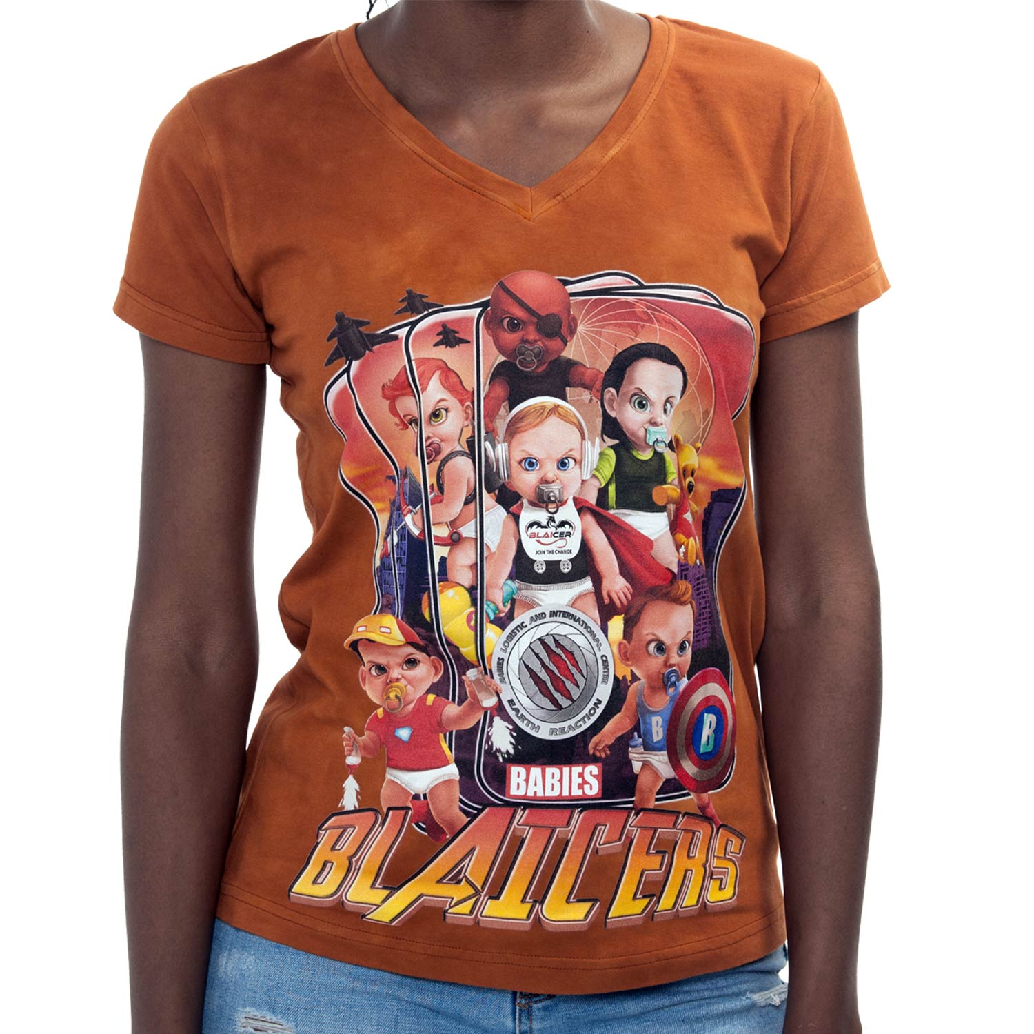 Camiseta de mujer | Superhéroes | Camisetas Blaicer